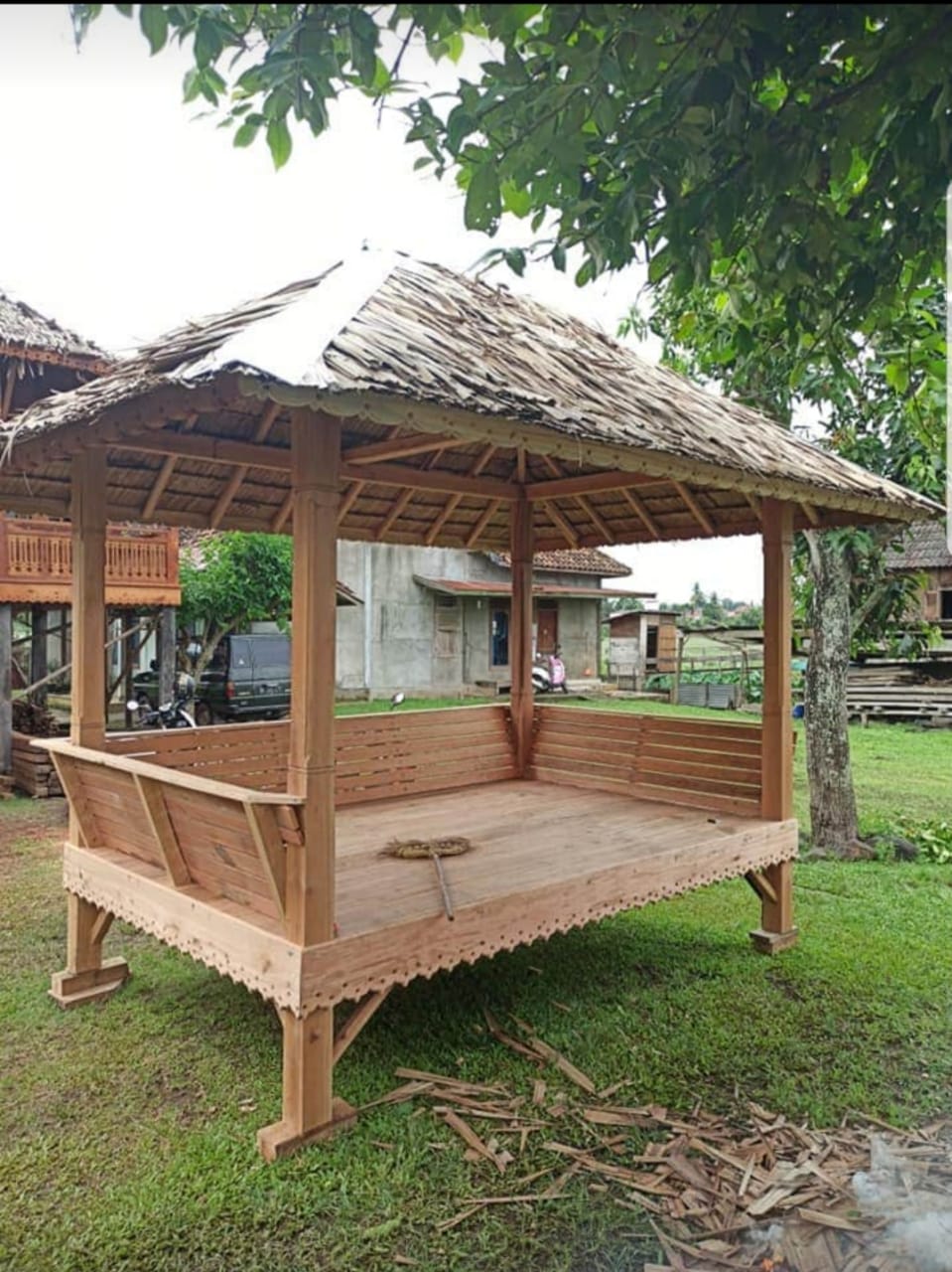 Detail Rangka Atap Gazebo Kayu Nomer 20