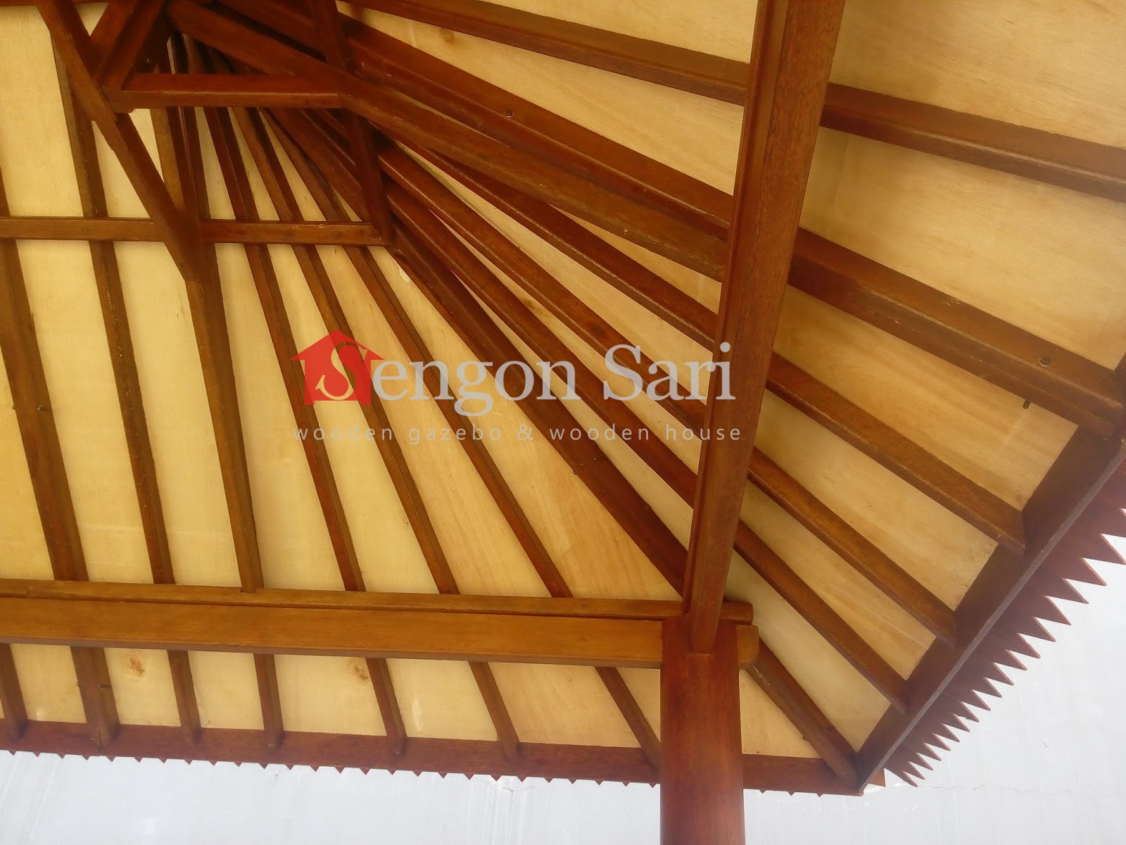 Detail Rangka Atap Gazebo Kayu Nomer 23
