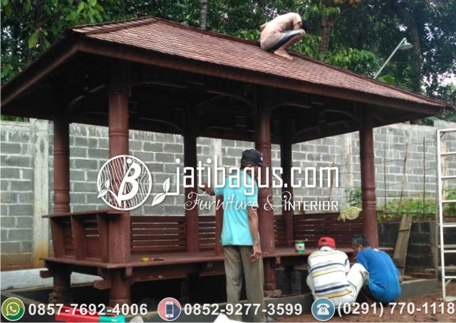 Detail Rangka Atap Gazebo Kayu Nomer 24