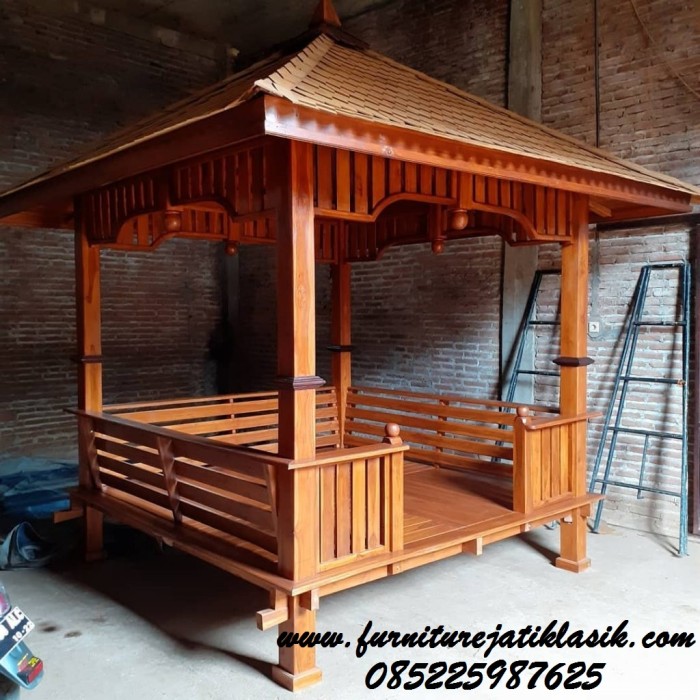 Detail Rangka Atap Gazebo Kayu Nomer 34