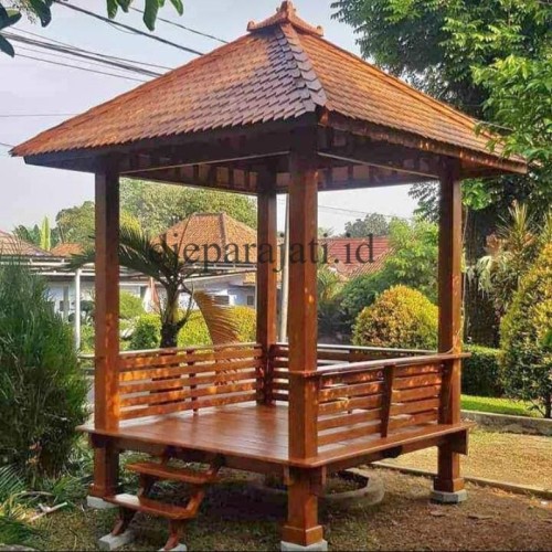Detail Rangka Atap Gazebo Kayu Nomer 35