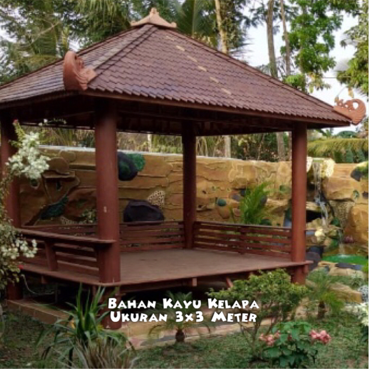 Detail Rangka Atap Gazebo Kayu Nomer 36