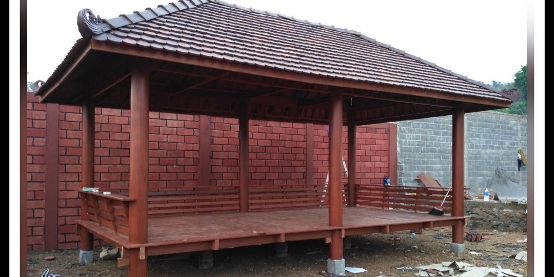 Detail Rangka Atap Gazebo Kayu Nomer 37