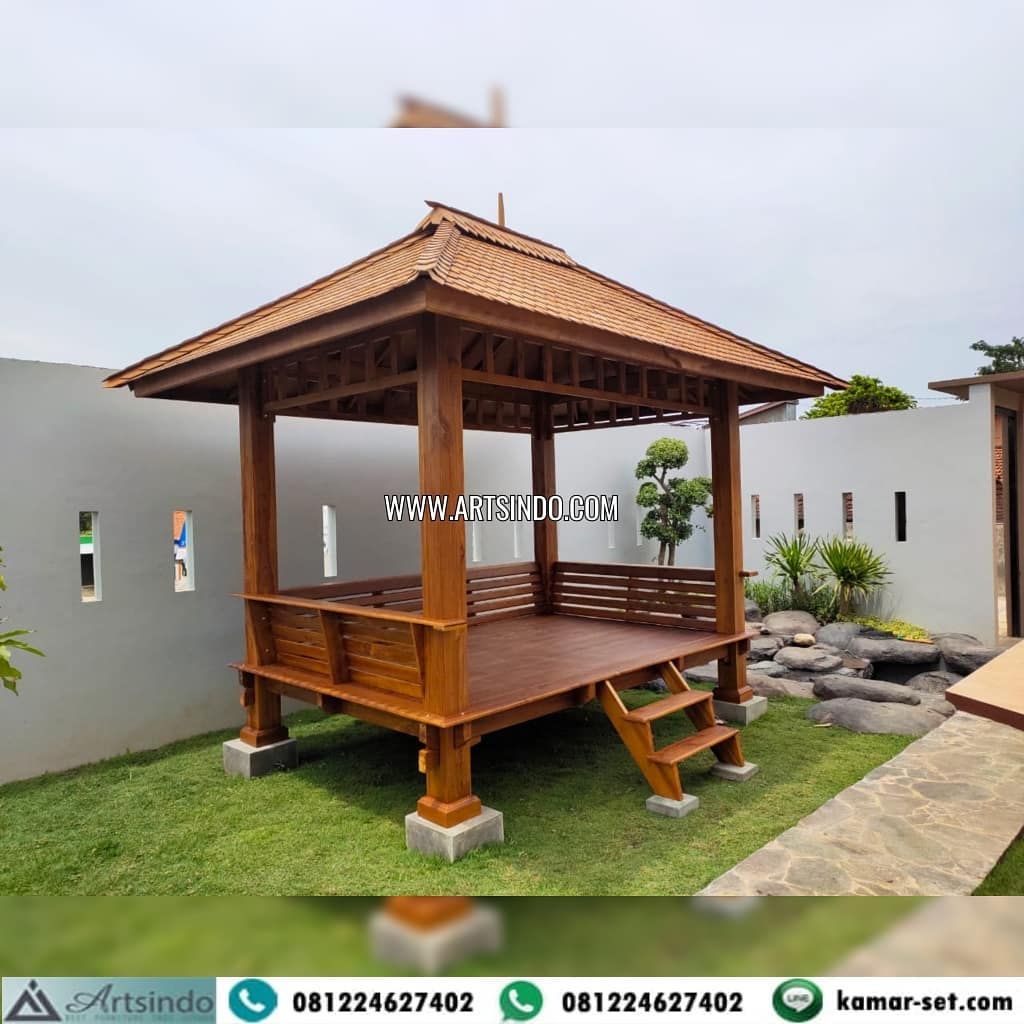 Detail Rangka Atap Gazebo Kayu Nomer 3