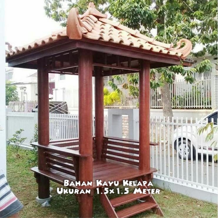 Detail Rangka Atap Gazebo Kayu Nomer 43
