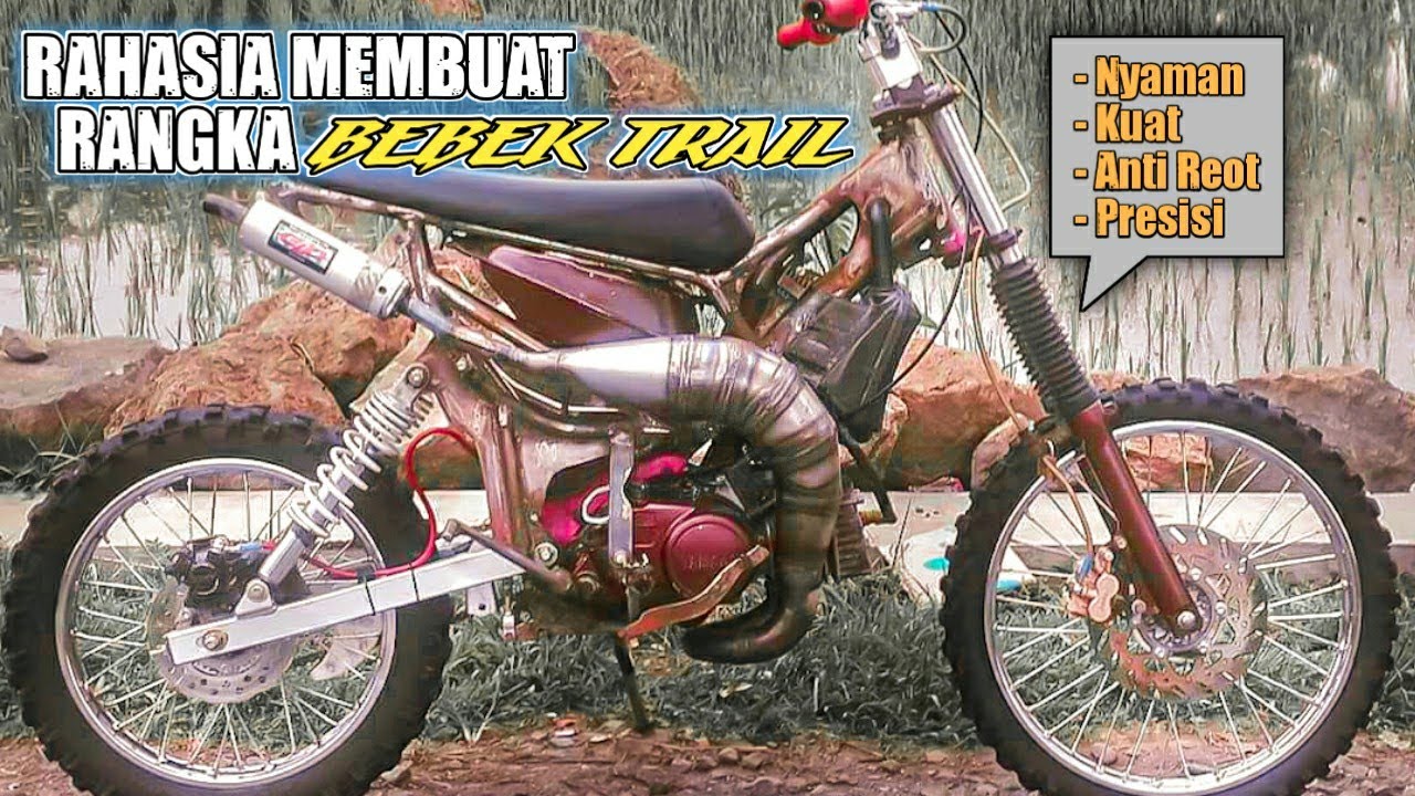 Detail Rangka Bebek Trail Nomer 21