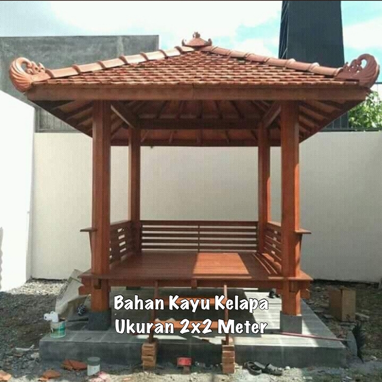 Detail Rangka Gazebo Kayu Nomer 7