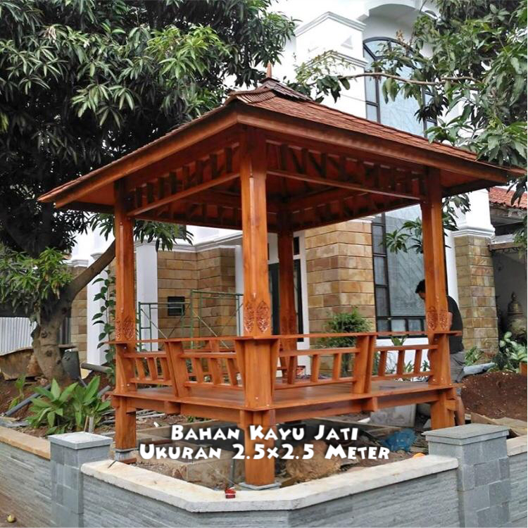 Detail Rangka Gazebo Kayu Nomer 9