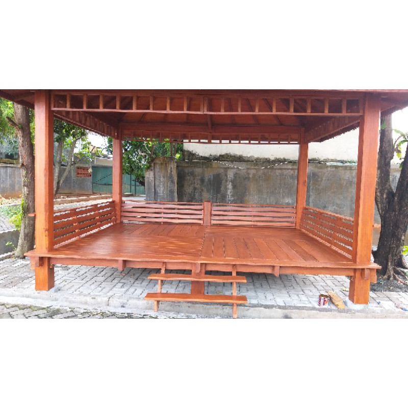 Detail Rangka Gazebo Kayu Nomer 16