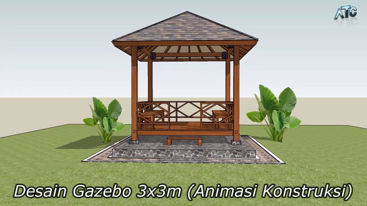 Detail Rangka Gazebo Kayu Nomer 29