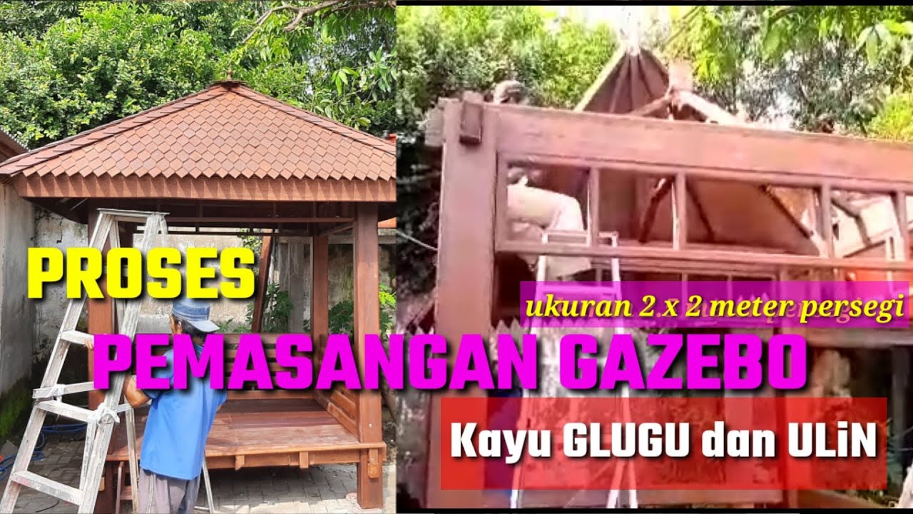 Detail Rangka Gazebo Kayu Nomer 38