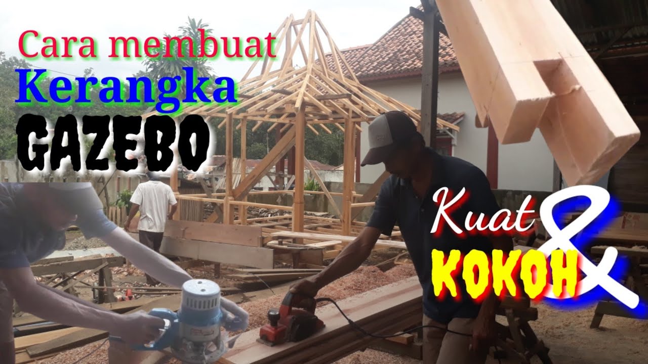 Detail Rangka Gazebo Kayu Nomer 39