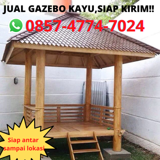 Detail Rangka Gazebo Kayu Nomer 42