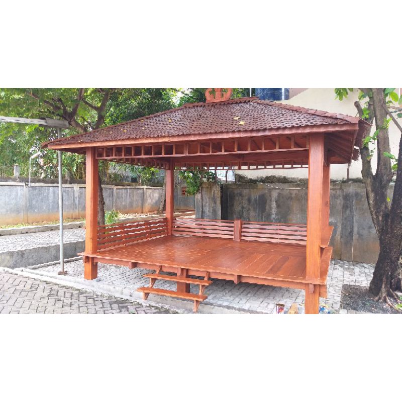 Detail Rangka Gazebo Kayu Nomer 45