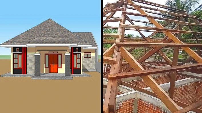 Detail Rangka Rumah Segitiga Nomer 28