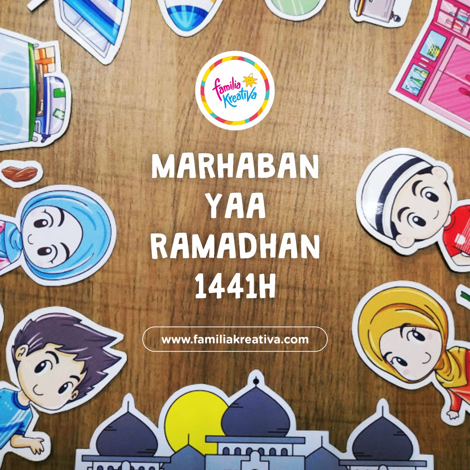 Detail Rangkaian Gambar Seri Cerita Tentang Puasa Ramadhan Poster Puasa Anak Nomer 3