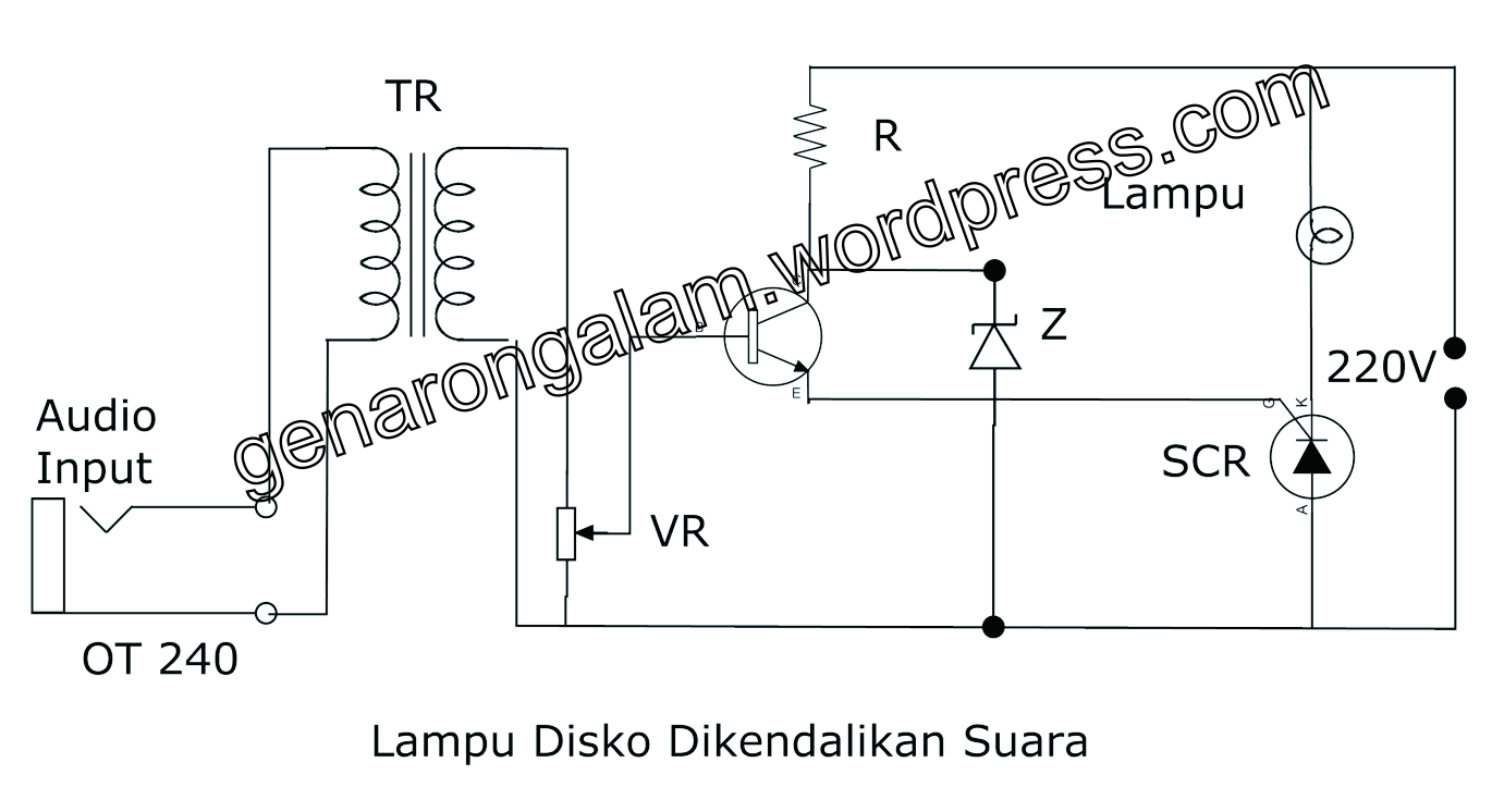 Detail Rangkaian Lampu Disco Nomer 5