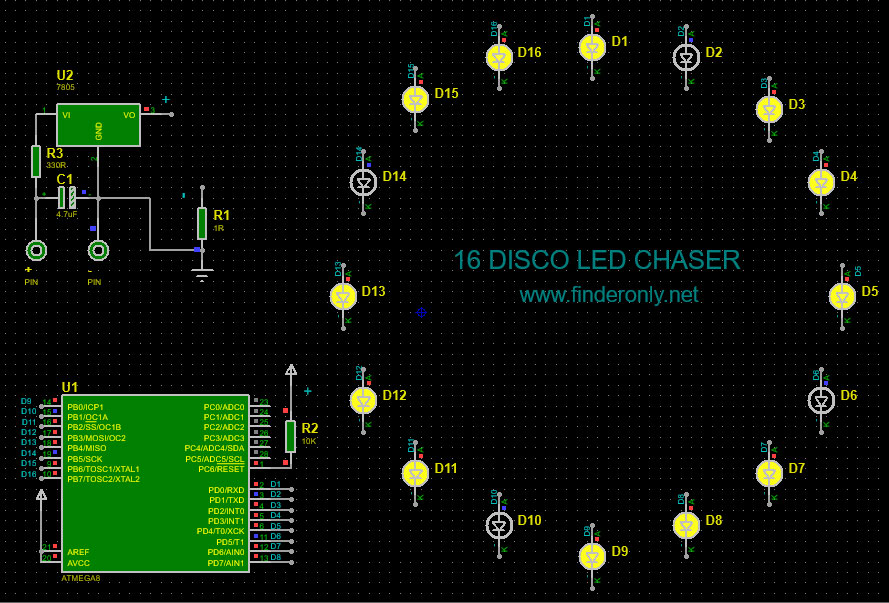 Detail Rangkaian Lampu Disco Nomer 10