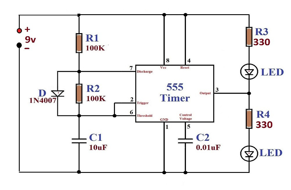 Detail Rangkaian Lampu Disco Nomer 15