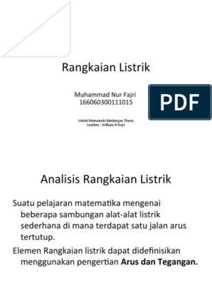 Detail Rangkaian Listrik Ppt Nomer 27