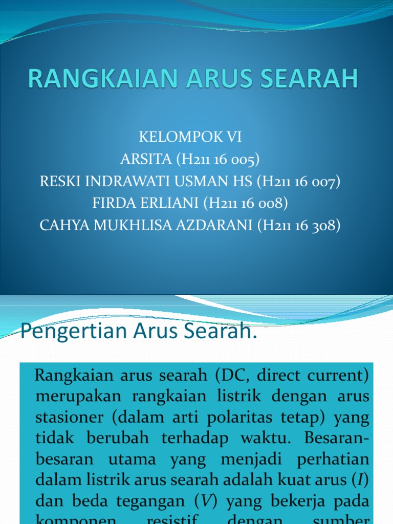 Detail Rangkaian Listrik Ppt Nomer 36