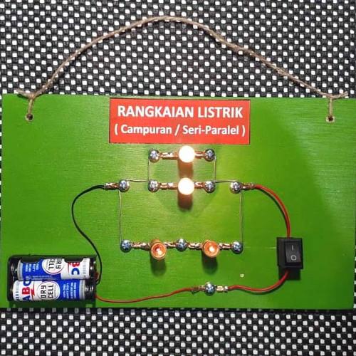 Detail Rangkaian Seri Dan Paralel Gambar Praktek Nomer 11