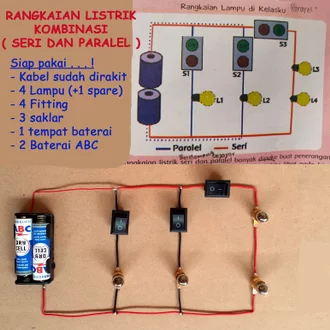 Download Rangkaian Seri Dan Paralel Gambar Praktek Nomer 15