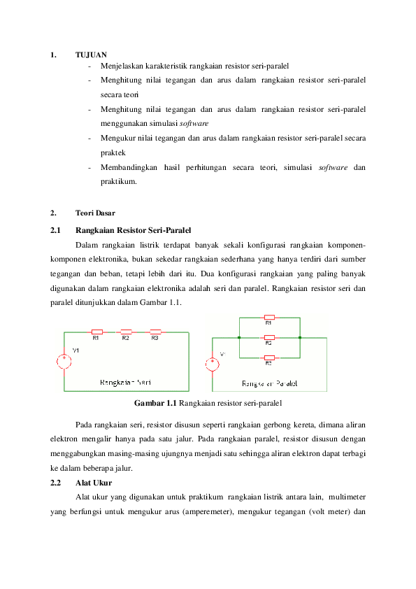 Detail Rangkaian Seri Dan Paralel Gambar Praktek Nomer 35