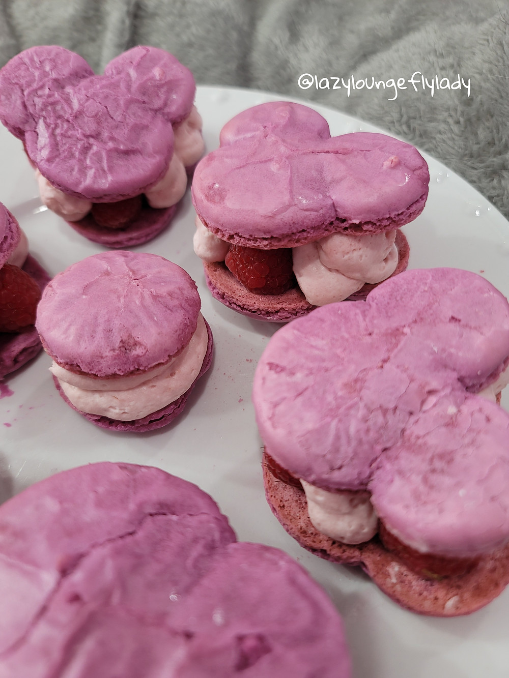 Detail Raspberry Rose Mickey Macaron Nomer 8