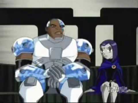 Raven And Cyborg Kiss - KibrisPDR