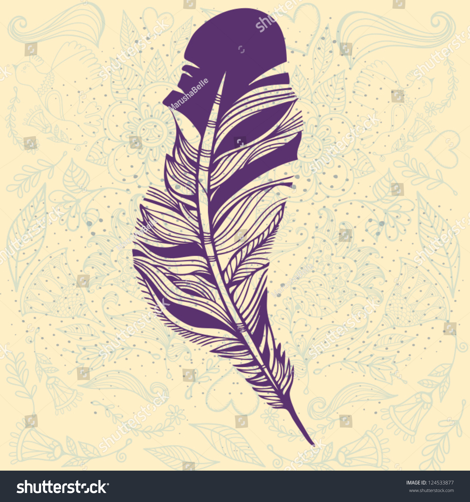 Detail Raven Feather Vector Nomer 35