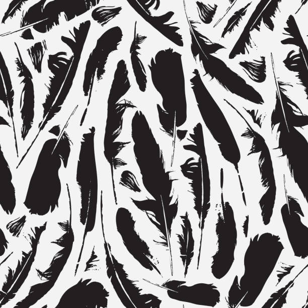 Detail Raven Feather Vector Nomer 42