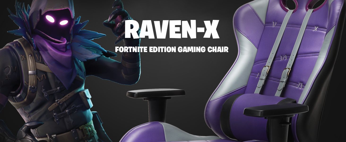 Detail Raven Fortnite Gaming Chair Nomer 14