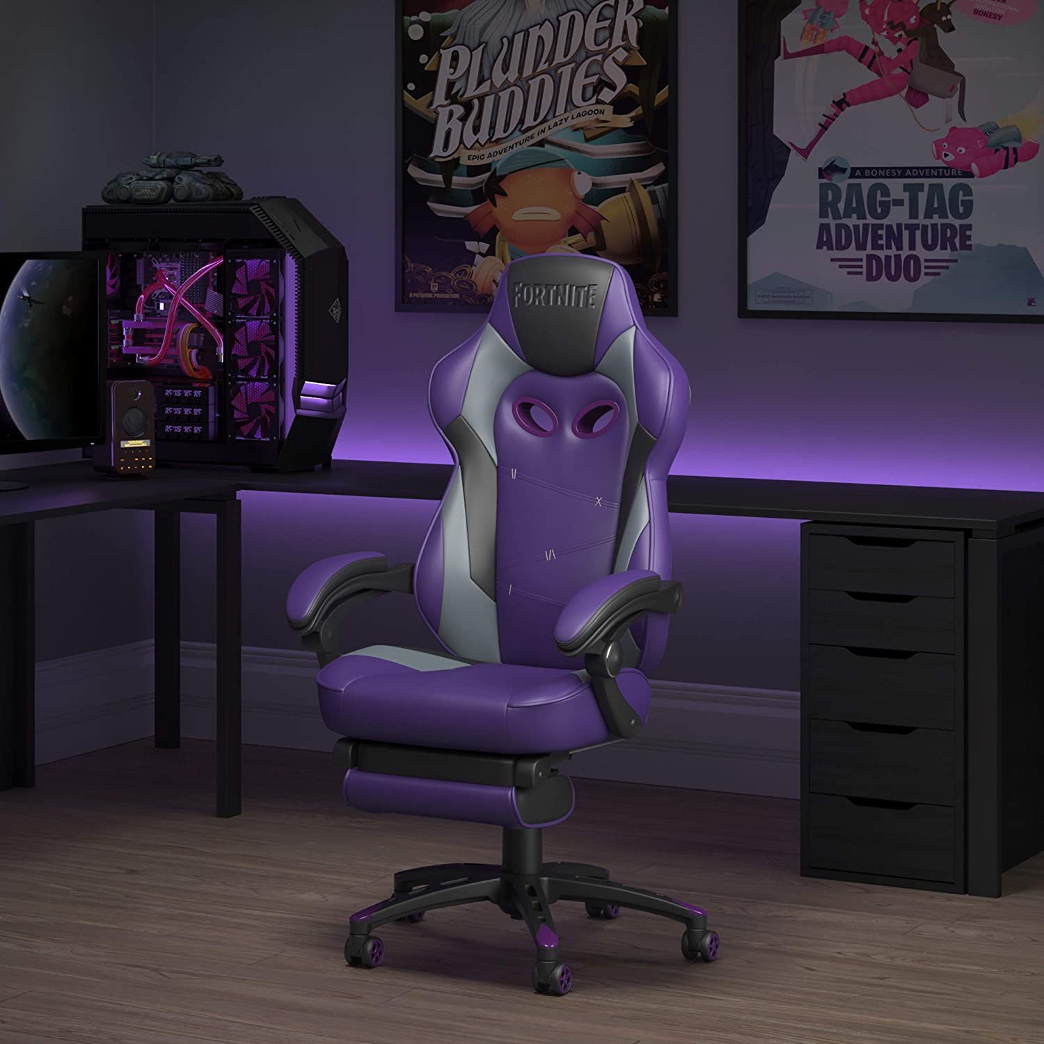 Detail Raven Fortnite Gaming Chair Nomer 7