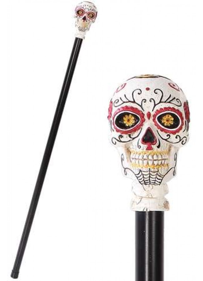 Detail Raven Skull Cane Nomer 48