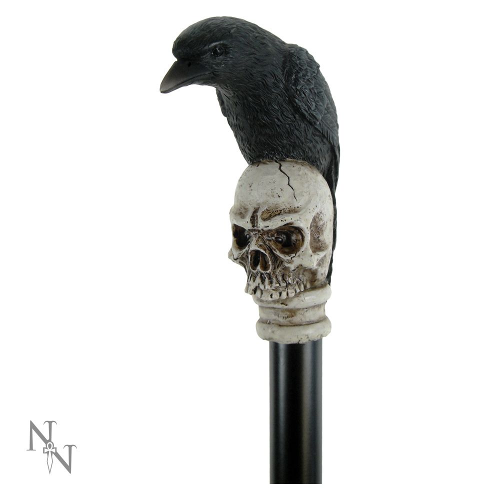 Detail Raven Skull Cane Nomer 9