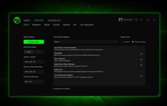 Detail Razer Game Booster Nomer 14