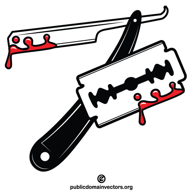 Detail Razor Blade Clip Art Nomer 23