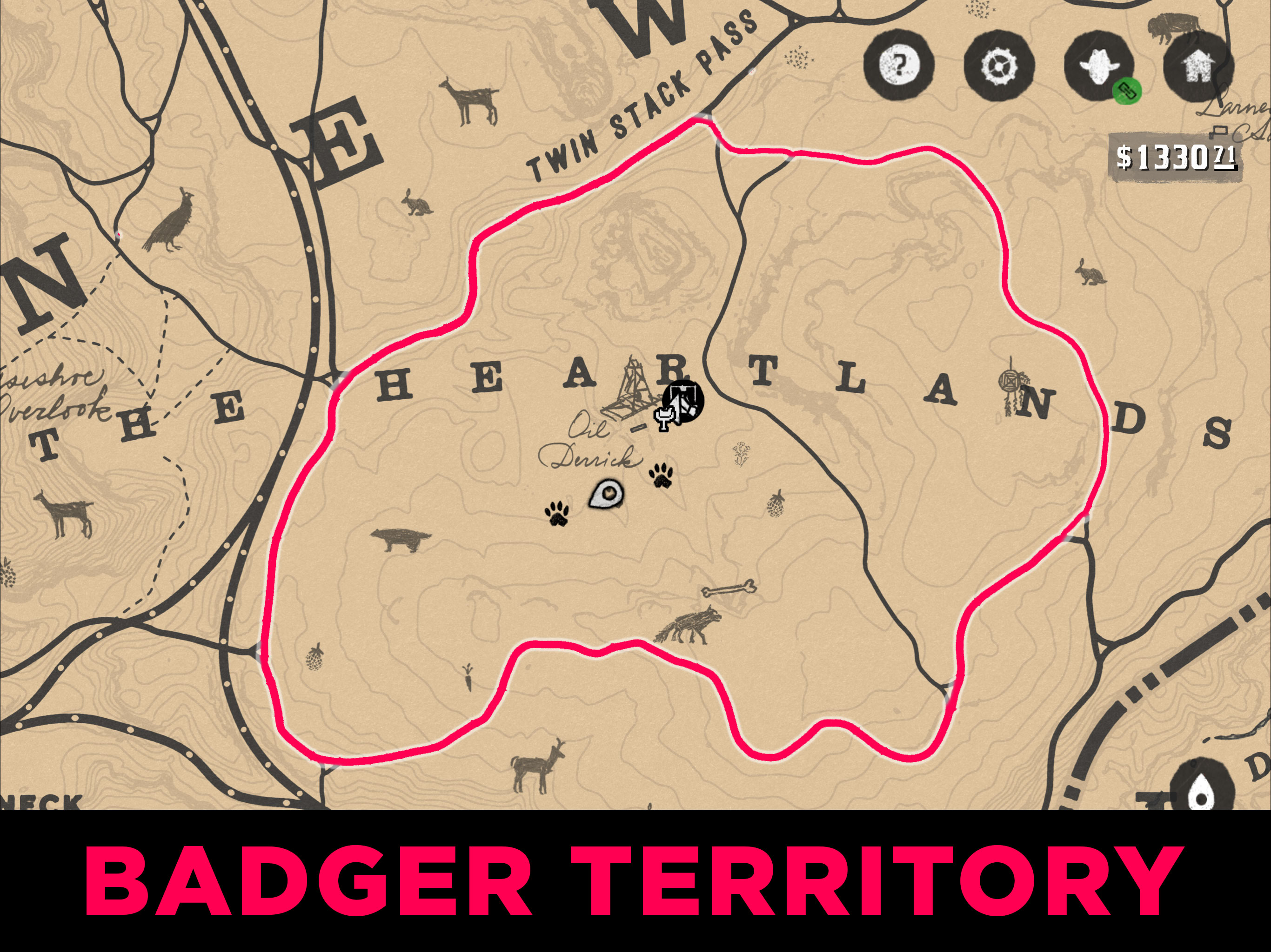 Rdr 2 Badger Location - KibrisPDR