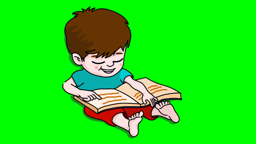 Detail Reading Book Animation Nomer 45