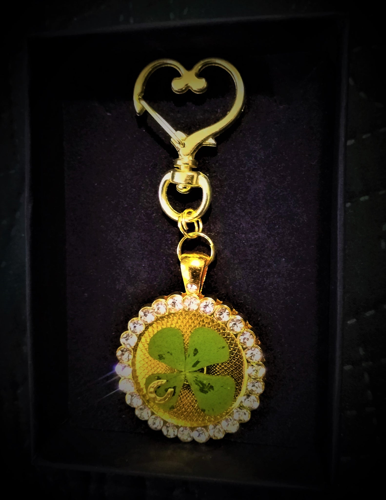 Detail Real Four Leaf Clover Keychain Nomer 15