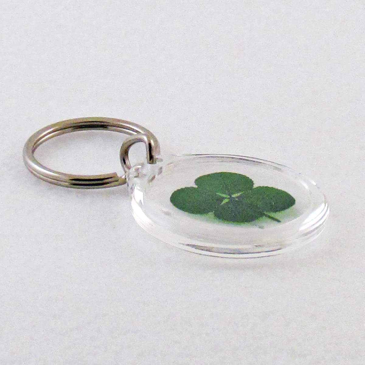 Detail Real Four Leaf Clover Keychain Nomer 38