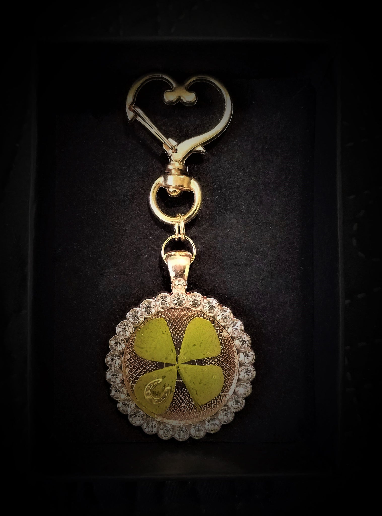 Detail Real Four Leaf Clover Keychain Nomer 44