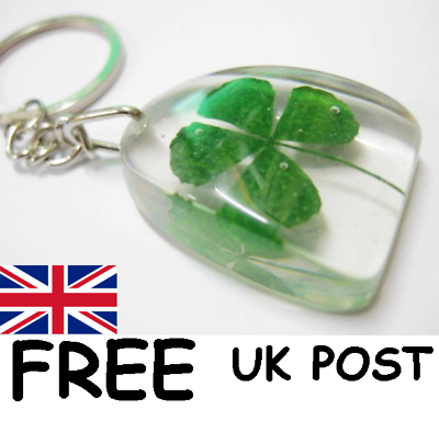 Detail Real Four Leaf Clover Keychain Nomer 55