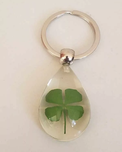 Detail Real Four Leaf Clover Keychain Nomer 58