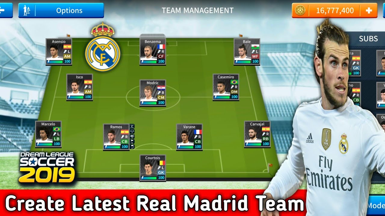 Detail Real Madrid Dream League Nomer 35