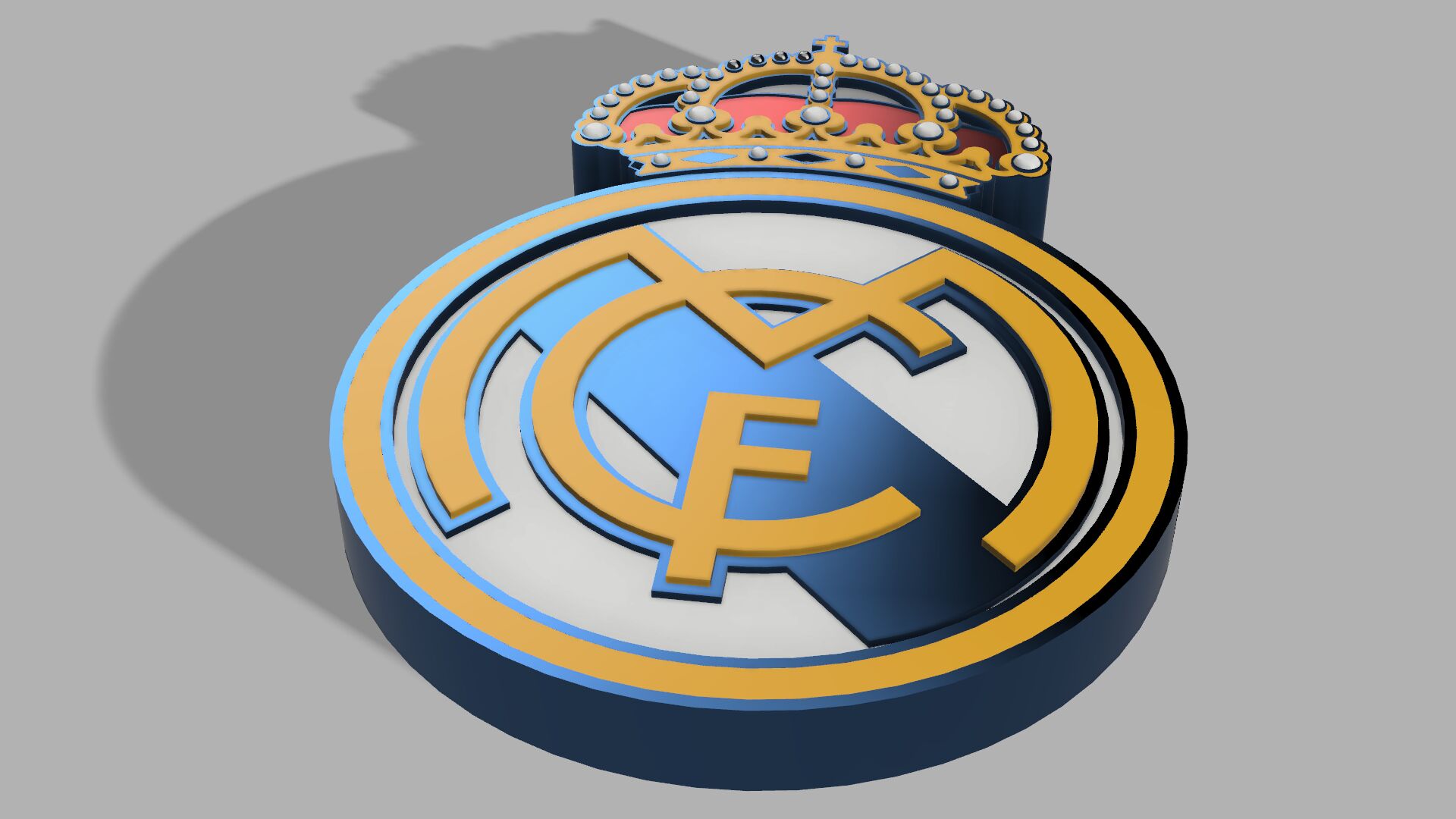 Real Madrid Logo 3d - KibrisPDR