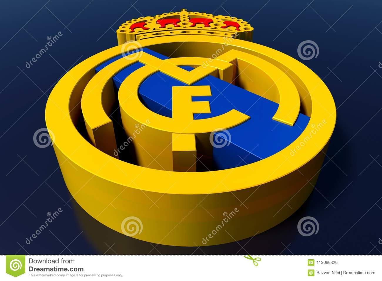 Detail Real Madrid Logo 3d Nomer 8
