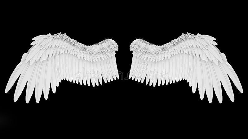 Detail Realistic Angel Wings Side View Nomer 49