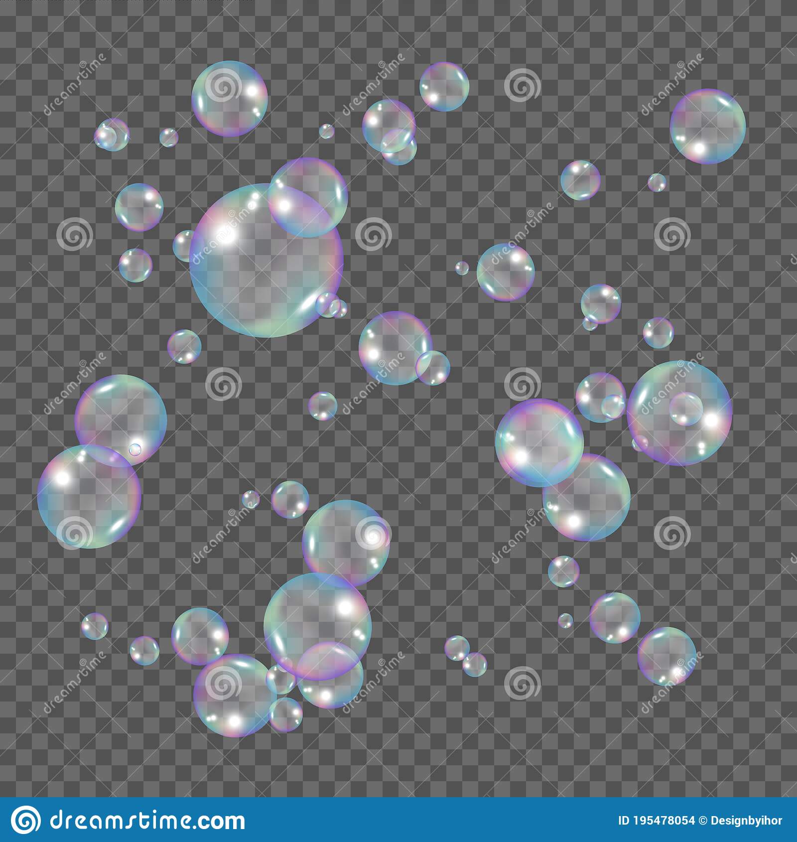 Detail Realistic Bubbles Nomer 24